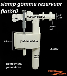 SİAMP FLATÖR PLASTİK ÇIKIŞ GÖMME REZERVUAR İÇ TAKIM ŞAMANDIRA YANDAN