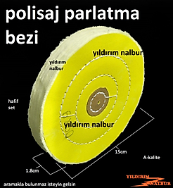POLİSAJ CİLA POSTU SARI HAFİF SERT GÜMÜŞ ALTIN PARLATICI 150LİK POLİSAJ