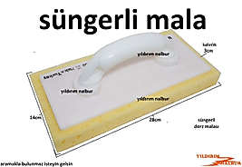 SÜNGERLİ DERZ MALASI USTA MALASI KALİTELİ SAĞLAM