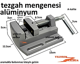 TEZGAH MENGENESİ HOBİ TİPİ MİNİ MENGENE İŞKENCE KUYUMCU SAATÇİ MENGENE