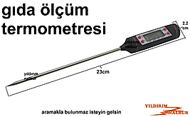 GIDA TERMOMETRE DİJİTAL DERECE ÖLÇÜM CİHAZI GIDA
