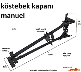 KÖSTEBEK KAPANI KÖSTEBEK TUZAĞI MANUEL KÖSTEBEK ÖLDÜRÜCÜ KAPAN