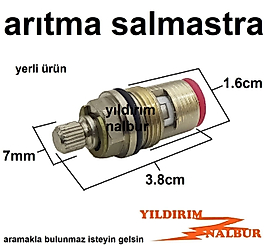 ARITMA MUSLUK SALMASTRASI 3.8 CM YERLİ AÇ KAPA KÜÇÜK BOY MUSLUK İÇİ ARITMA SALMASTIRA