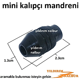 MİNİ KALIPÇI MANDREN MİNİ BOY MANDIREN TAŞLAMA MATKAP KAFASI