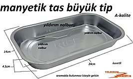MANYETİK TAS UZUN TİP DİKDÖTGEN MIKNATISLI TAS MANYETİK ELEKTRONİKÇİ TASI