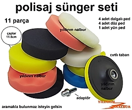 PASTA POLİSAJ SÜNGER SETİ 11 PARÇA PASTA CİLA PARLATMA SÜNGERİ