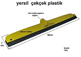 YERSİL YER SİL ÇEKPAS PLASTİK ÇEKÇEK BÜYÜK BOY