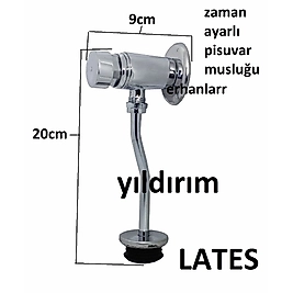 PİSUVAR MUSLUĞU ZAMAN AYARLI BASMALI TAHARAT