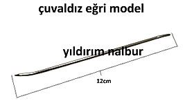 ÇUVALDIZ EĞRİ UÇLU 12 CM ÇUVAL DİKME KISA BOY