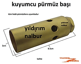 KUYUMCU PÜRMÜZÜ BAŞLIK 3CM ŞALAMA BÜYÜK BOY UCU YAKYAK HOBİ ŞALAMA