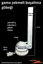 GAMA REZERVUAR ÇEKMELİ İÇ TAKIM TAMİR TAKIMI KLAPALI SET