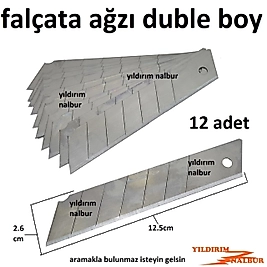 FALÇATA AĞZI BÜYÜK BOY SANAYİ TİPİ DUBLE BOY MAKET BIÇAĞI AĞZI BIÇAK KOCAMAN KOCAMAN BIÇAK NEŞTER