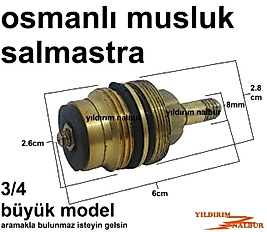OSMANLI MUSLUK SALMASTIRASI 3/4 BÜYÜK BOY GÖBEK OSMANLI MUSLUK TAMİR TAKIMI DUBLE BOY BÜYÜK