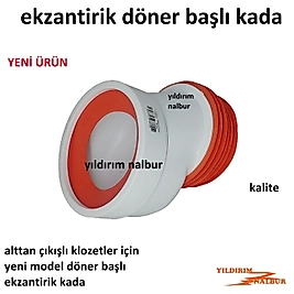 EKSANTİRİK KADA EKZANTRİK KADA KAYDIRMALI KLOZET GİDER KADASI TUVALET BORUSU