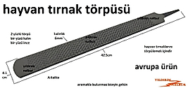HAYVAN TIRNAK TÖRPÜSÜ KALIN DİŞ AVRUPA TOYNAK TÖRPÜSÜ HAYVAN TIRNAĞI EĞE UZUN TİP