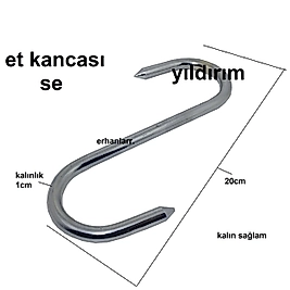 ET KANCASI KASAP KANCASI SE KANCA ES ET KANCASI 20 CM SAĞLAM