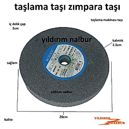 TAŞLAMA MAKİNASI TAŞI 200X2.5 RODEX KALİTELİ ZIMPARA TAŞI