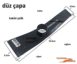 BAHÇE ÇAPASI DÜZ ÇAPA KARIK AÇMA ÇAPA ÇELİK TOPRAK KAZMA TARLA ÇAPASI