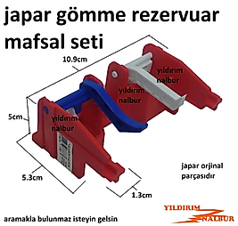 JAPAR GÖMME REZERVUAR MAFSAL SETİ KÖPRÜ TAKIMI RENKLİ KALDIRAÇ