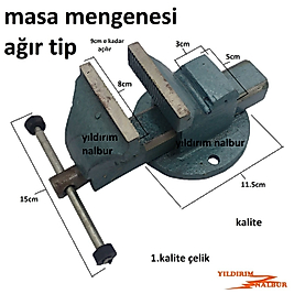 MASA MENGENE 80 LiK ORTA BOY HOBİ TİPİ MİNİ MENGENE İŞKENCE KUYUMCU AĞIR MENGENE