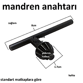 MANDREN ANAHTARI STANDART BOY MATKAP ANAHTARI