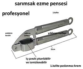 SARIMSAK EZME PENSESİ SARMSAK EZİCİ PROFESYONEL