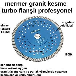 MERMER KESİCİ TURBO ELMAS GRANİT KESME ELMAS SOĞUTMALI KURU SULU KESİM