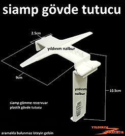 SİAMP GÖMME REZERVUAR GÖVDE TUTUCU PLASTİK DESTEK APARATI