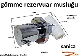 SANİCA GÖMME REZERVUAR MUSLUĞU ARA MUSLUK LÜKS MODEL