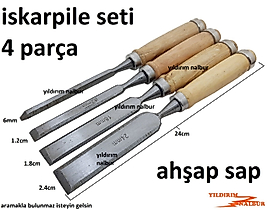 İSKARPİLA SETİ AHŞAP OYMA APARATI DÜZ MODEL İSKARPİLE AHŞAP OYMA APARATI