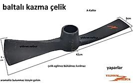 BALTALI KAZMA ÇELİK YAPARLAR NACAK VE KAZMA KAMP BALTASI 1.KALİTE