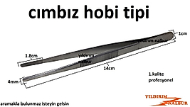 CIMBIZ HOBİ TİPİ 1.KALİTE SAĞLAM DÜZ MODEL CIMBIZ