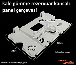 KALE GÖMME REZERVUAR ÇERÇEVE PANELLİ KANCASI TAKIM KALDIRAÇ