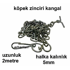 KÖPEK ZİNCİRİ HAYVAN ZİNCİRİ KANGAL ZİNCİR 2METRE