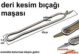 KUNDURACI FALÇATASI ZEMBEREK MAŞASI AYAKKABICI TAMİR BIÇAK MAŞA
