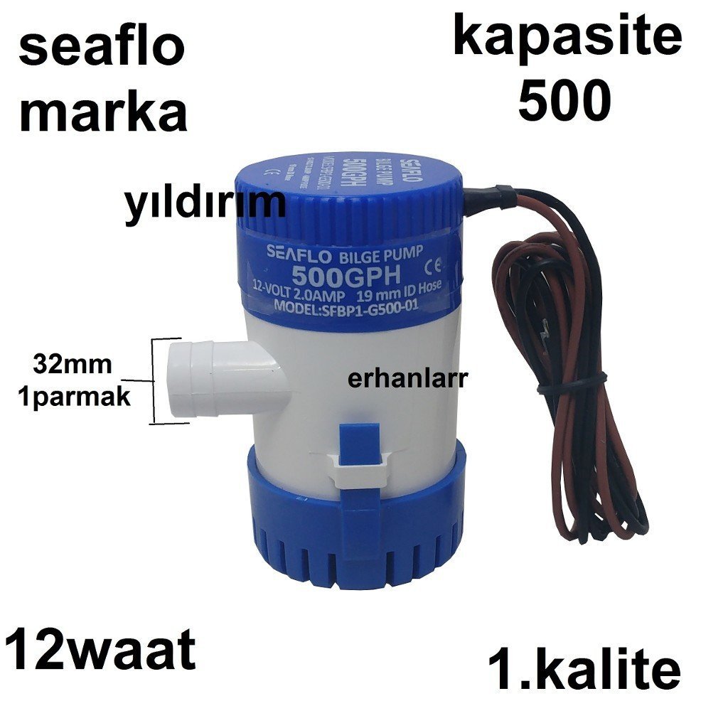 DALGIÇ POMPASI SİNTİNE 500 32MM 12W 500LÜK SÜPER